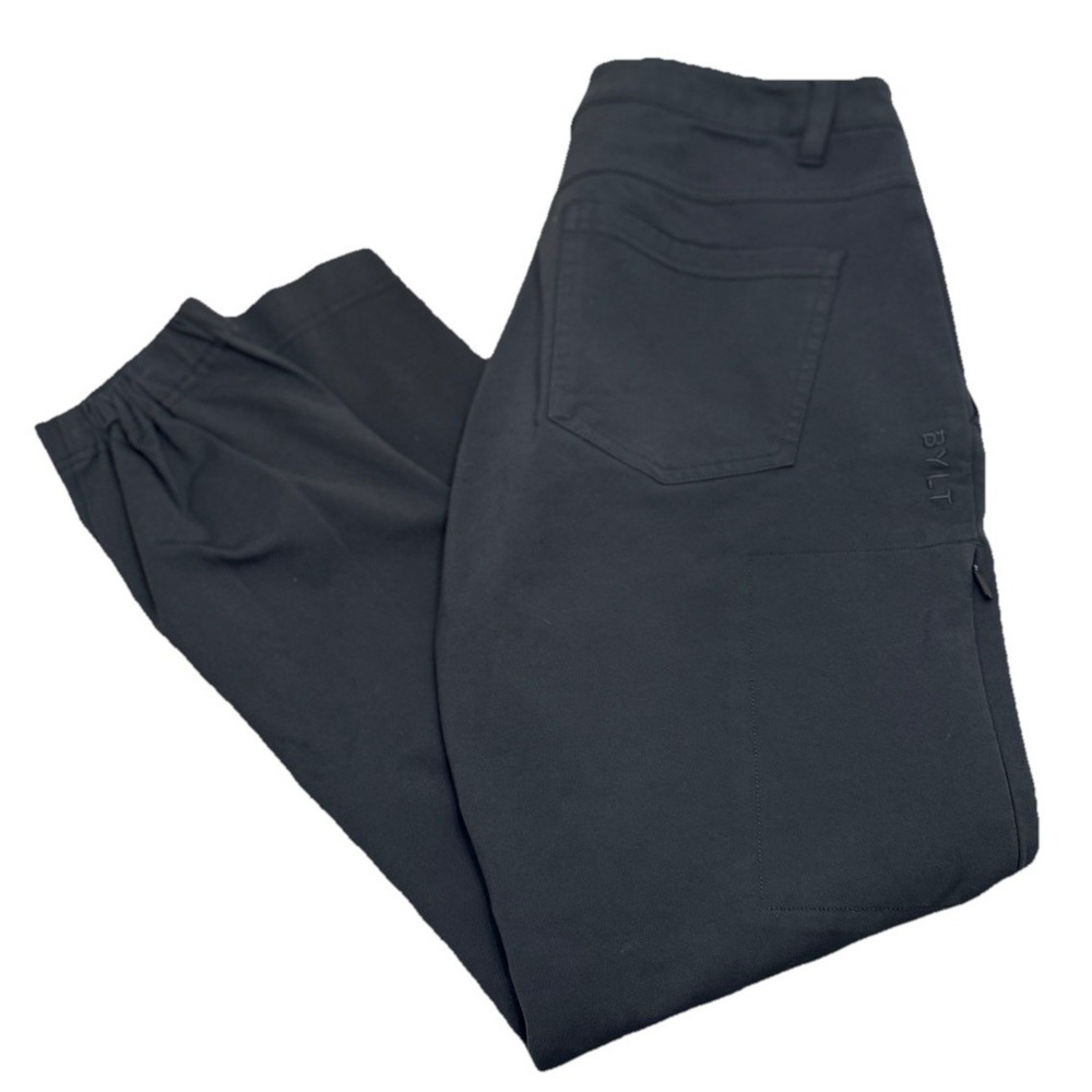 BYLT Premium Basics Everyday Jogger Pants Gray Slim Fit Size 32 Stretch Tapered